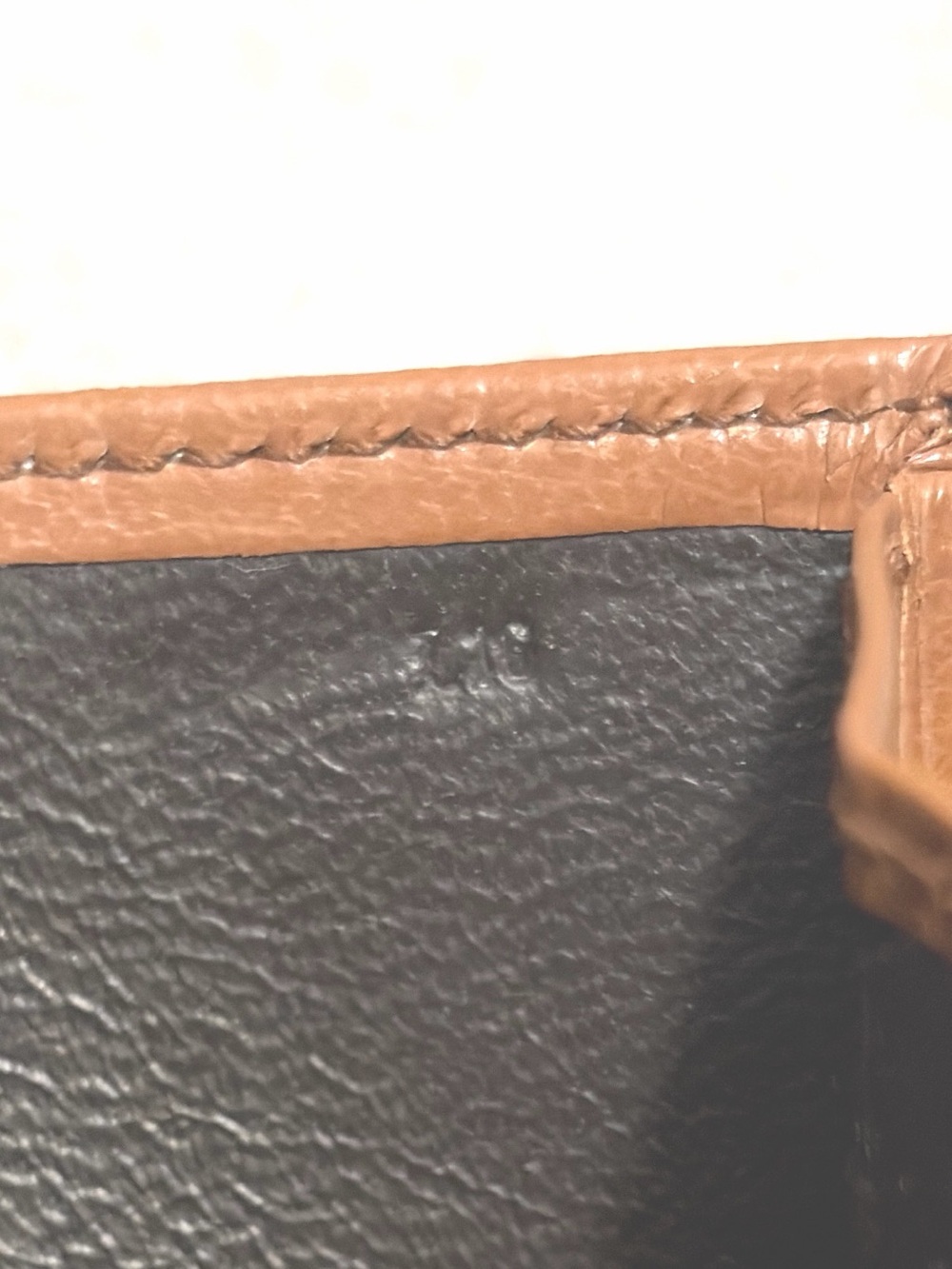 LOEWE Velazquez Embossed Leather Long Wallet Mini Wallet BEAUTIFUL! W/Chain - Picture 17 of 17